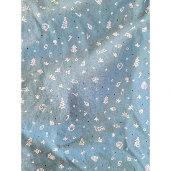 Matilda Jane toddler Christmas pattern button up shirt size 4 #2 - Picture 2 of 4